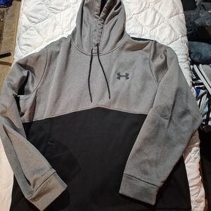 Under Armour Two-Tone Gray and Black Hoodie